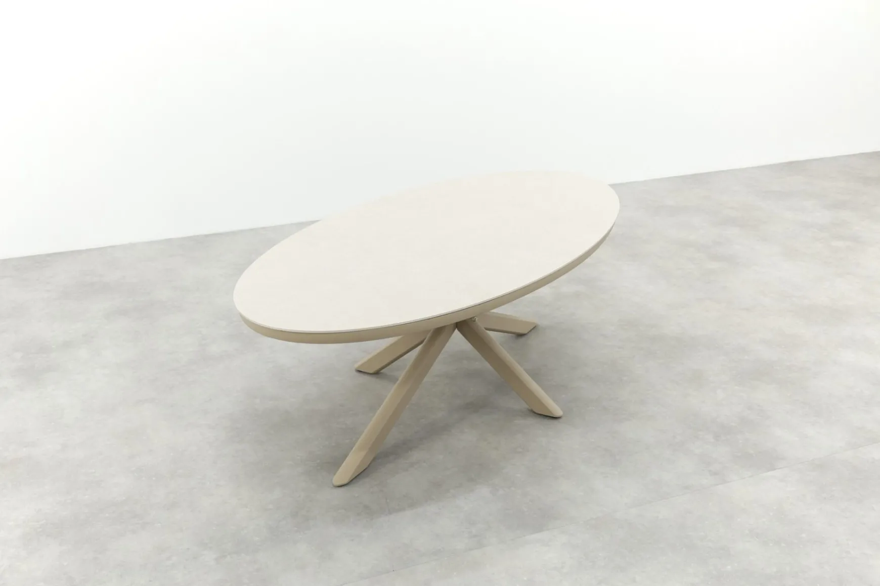 Ventaro ovale tuintafel 240x115 cm. - Latte