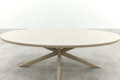 Ventaro ovale tuintafel 240x115 cm. - Latte