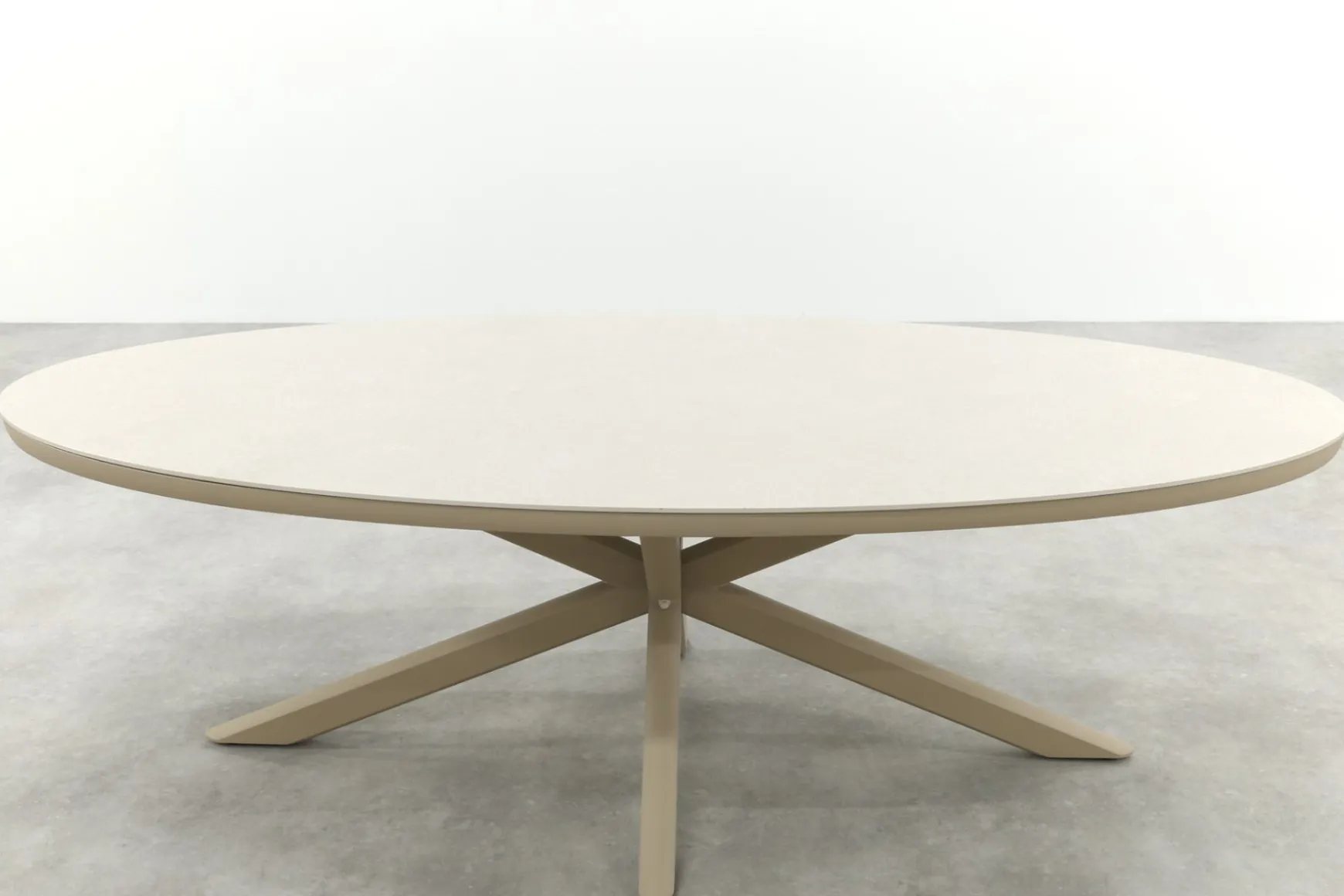 Ventaro ovale tuintafel 240x115 cm. - Latte