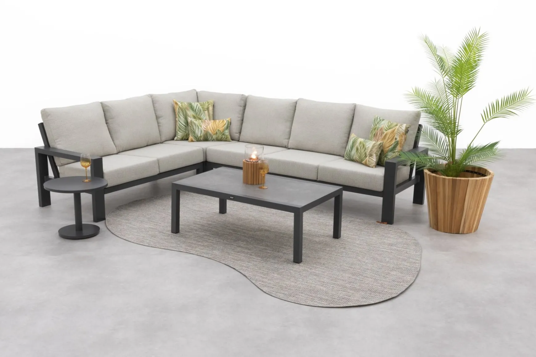 Verano/Atlanta loungeset (5-delig) - Royal Grey