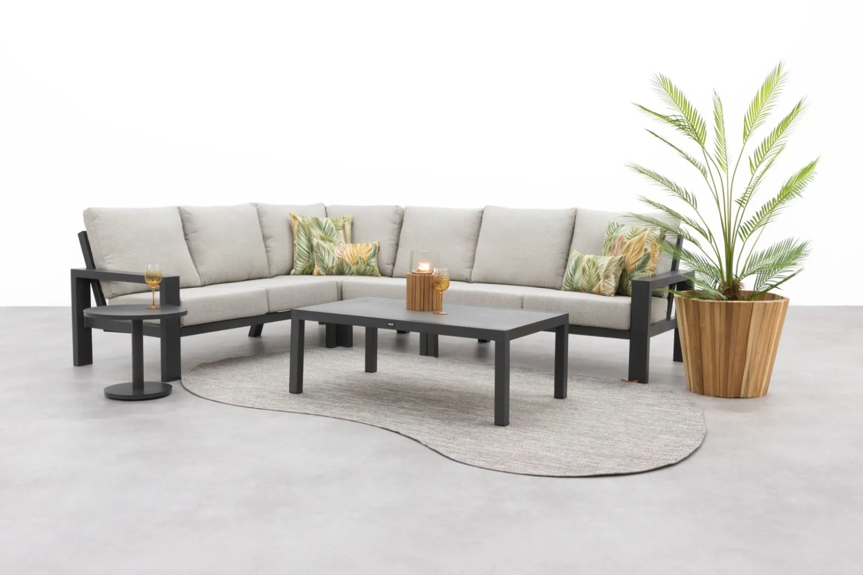 Verano/Atlanta loungeset (5-delig) - Royal Grey