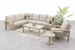 Verano/Atlanta loungeset + loungestoel (6-delig) - Latte