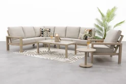 Verano/Atlanta loungeset + loungestoel (6-delig) - Latte