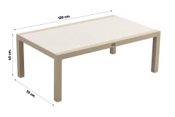 Verano/Atlanta loungeset + loungestoel (6-delig) - Latte