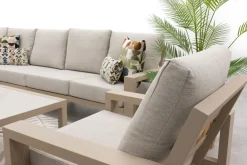 Verano/Atlanta loungeset + loungestoel (6-delig) - Latte