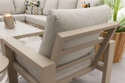Verano/Atlanta loungeset + loungestoel (6-delig) - Latte