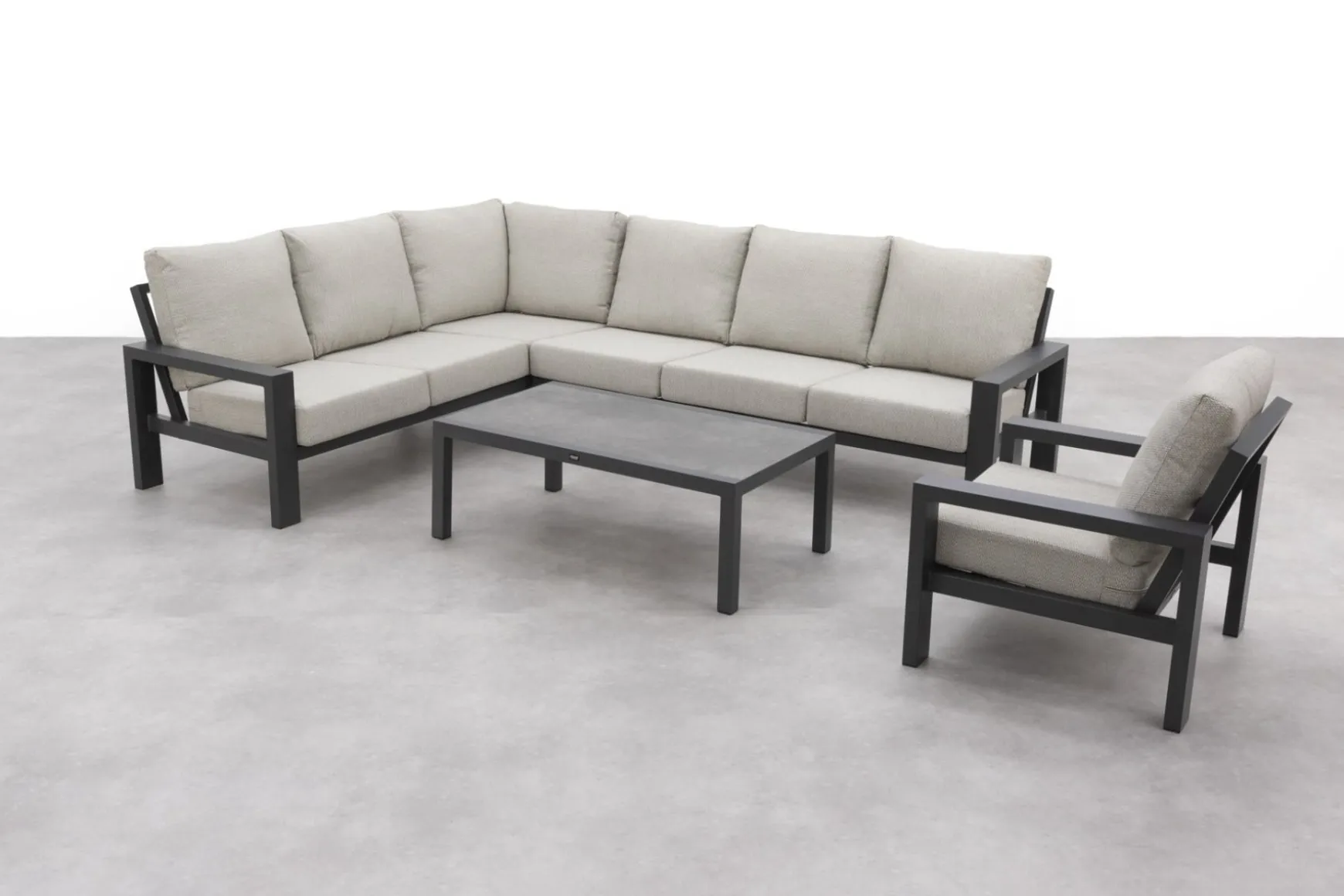 Verano/Atlanta loungeset + loungestoel (6-delig) - Royal Grey