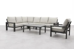 Verano/Atlanta loungeset + loungestoel (6-delig) - Royal Grey