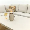 Verano/Brooklyn hoekbank loungeset met verstelbare tafel - Latte