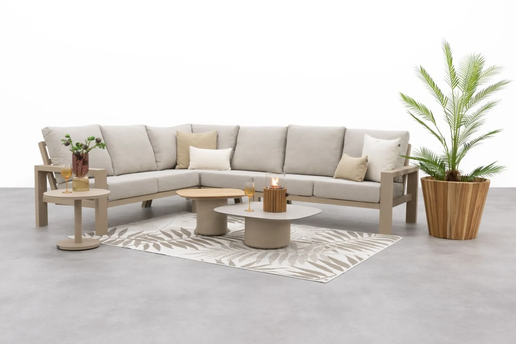 Verano/Demi loungeset (6-delig) - Latte