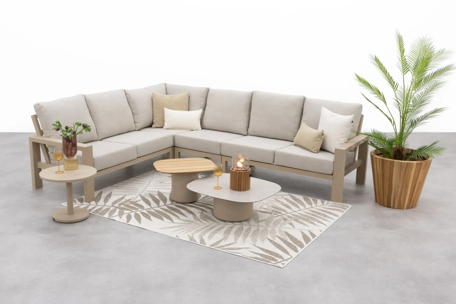 Verano/Demi loungeset (6-delig) - Latte