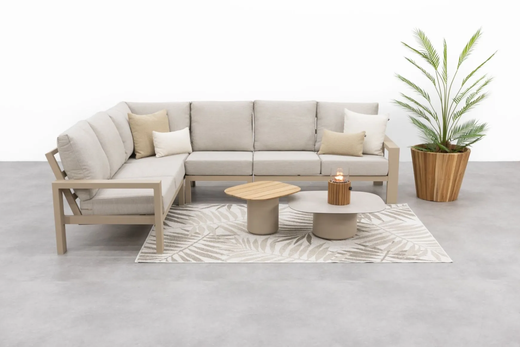 Verano/Demi loungeset (6-delig) - Latte