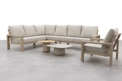 Verano/Demi loungeset + loungestoel (7-delig) - Latte