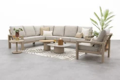 Verano/Demi loungeset + loungestoel (7-delig) - Latte
