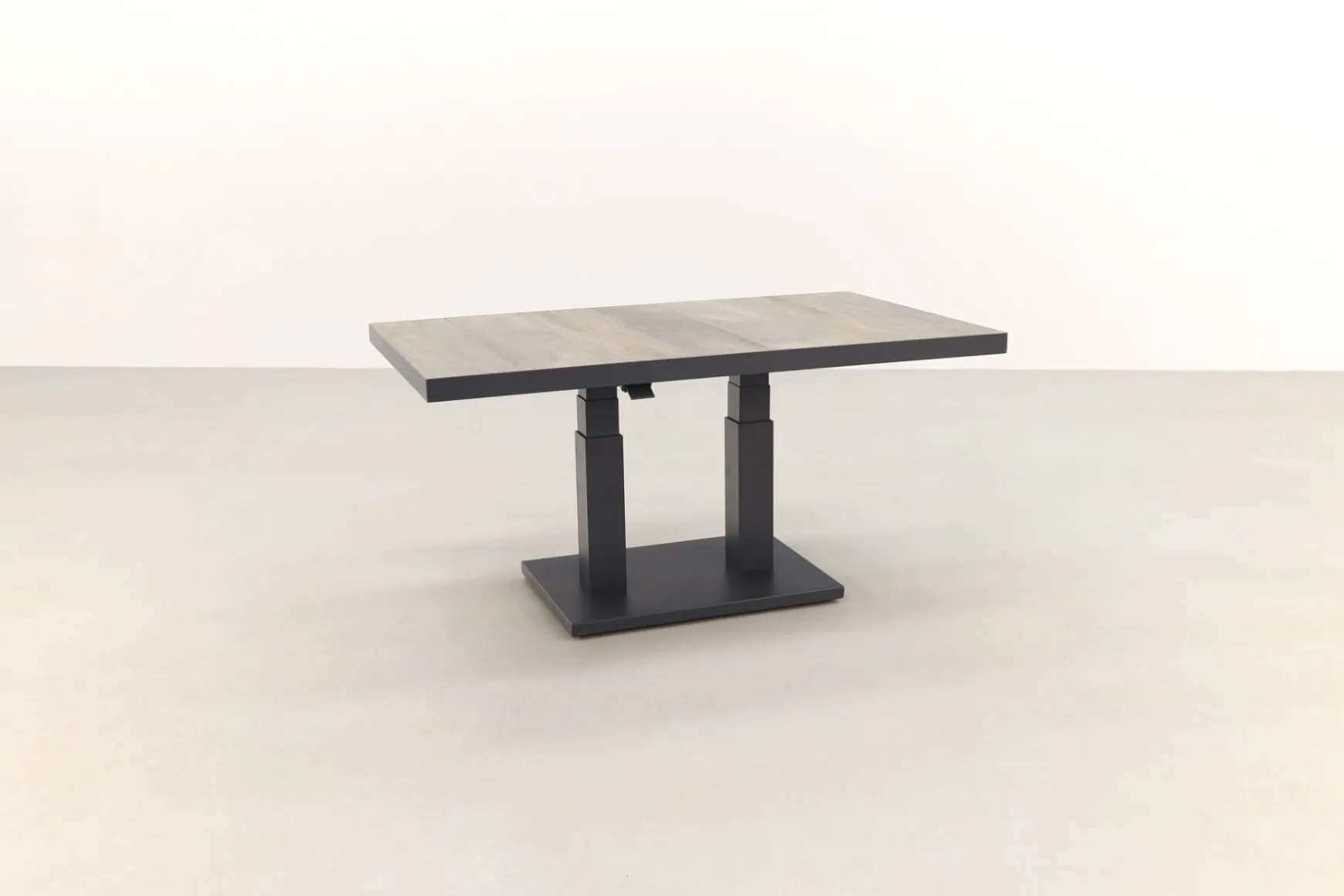 Verano/Jersey lounge- diningset + loungestoel - Antraciet