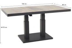 Verano/Jersey lounge- diningset + loungestoel - Antraciet