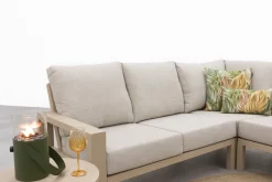 Verano lounge hoekbank (4-delig) - Latte