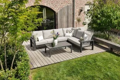 Verano lounge hoekbank (4-delig) - Royal Grey