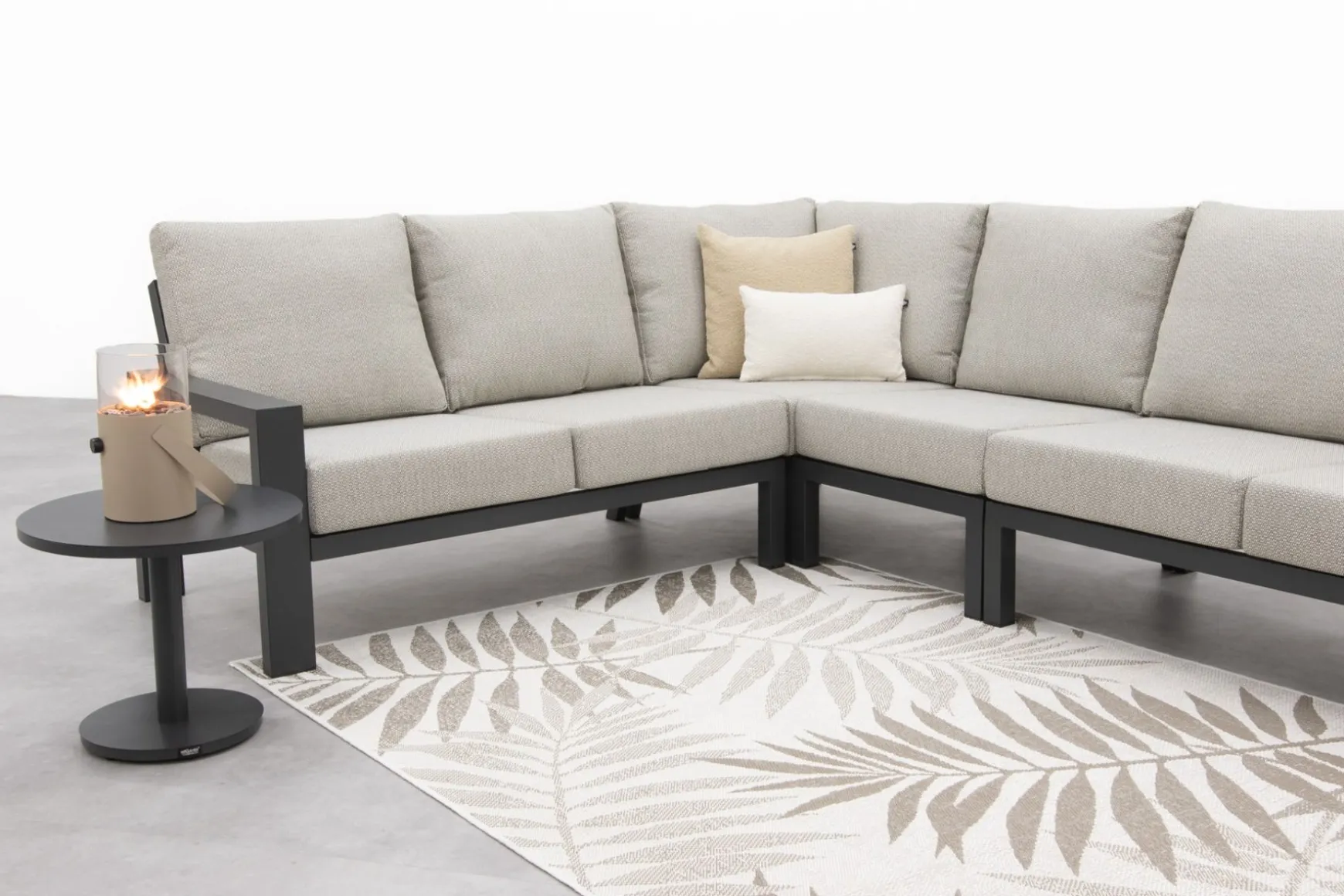 Verano lounge hoekbank (4-delig) - Royal Grey