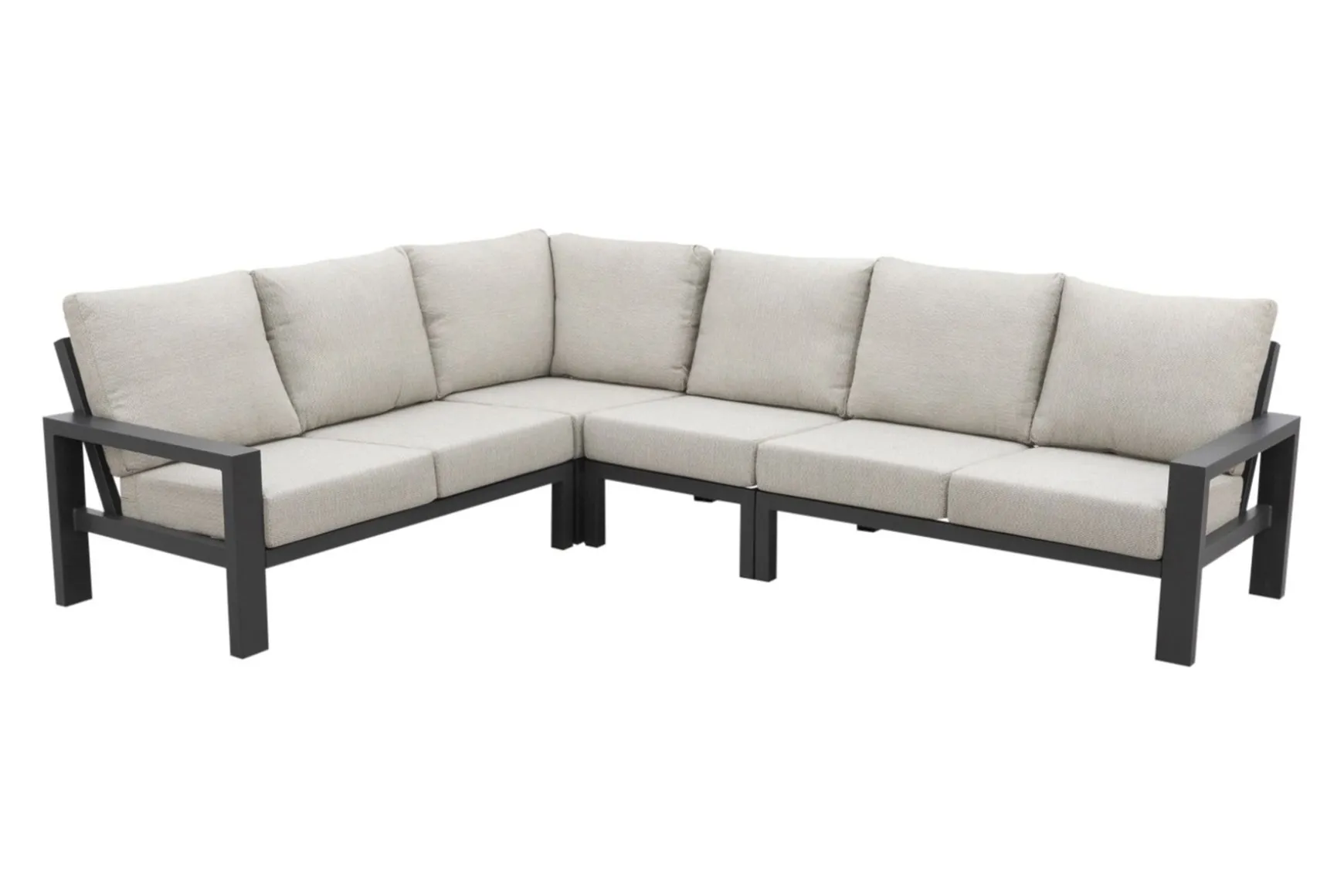 Verano lounge hoekbank (4-delig) - Royal Grey