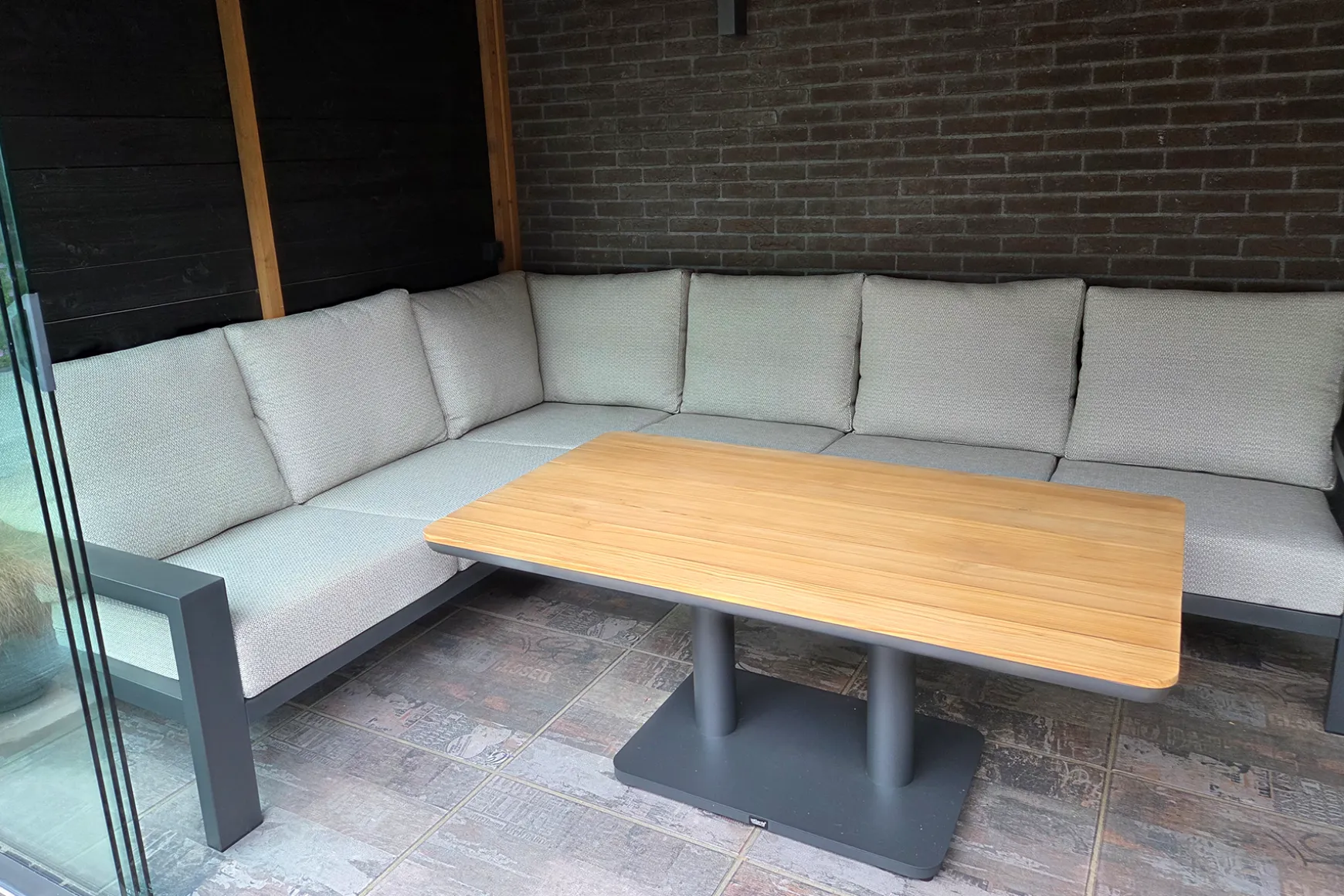 Verano lounge hoekbank (4-delig) - Royal Grey