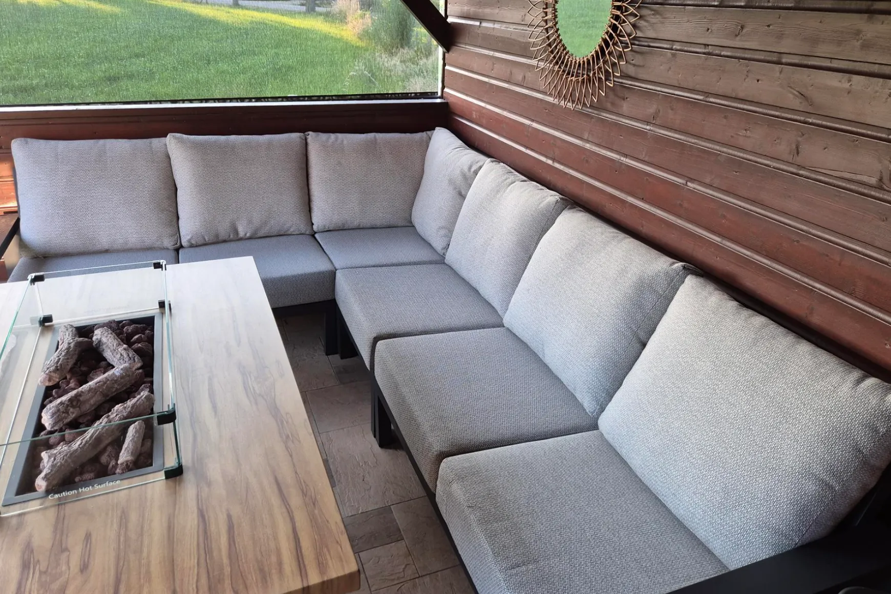 Verano lounge hoekbank (4-delig) - Royal Grey