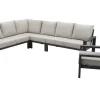 Verano lounge hoekbank + loungestoel (5-delig) - Royal Grey