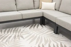 Verano lounge hoekbank + loungestoel (5-delig) - Royal Grey