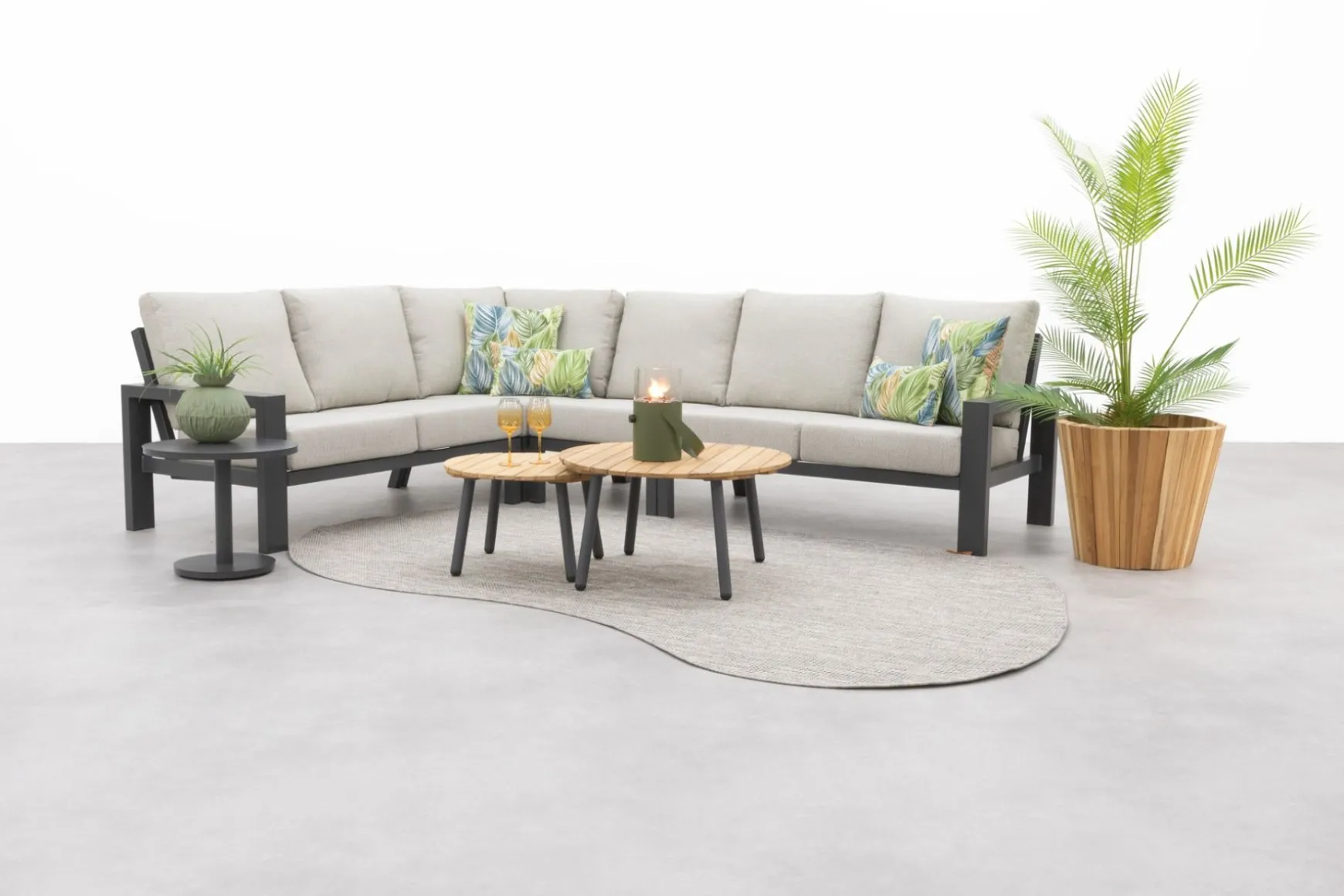 Verano/Mindo loungeset (6-delig) - Royal Grey