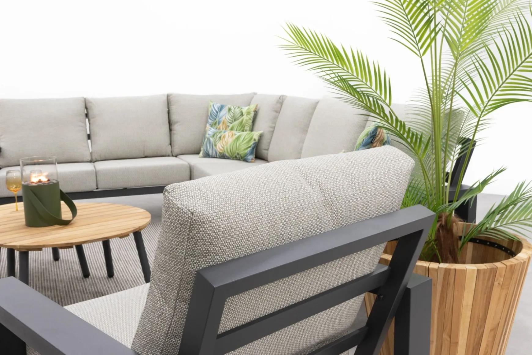 Verano/Mindo loungeset + loungestoel (7-delig) - Royal Grey