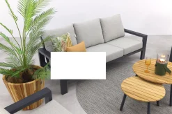 Verano/Mindo stoel-bank loungeset (5-delig) - Royal Grey/Teak