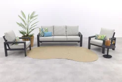 Verano stoel-bank loungeset (3-delig) - Royal Grey