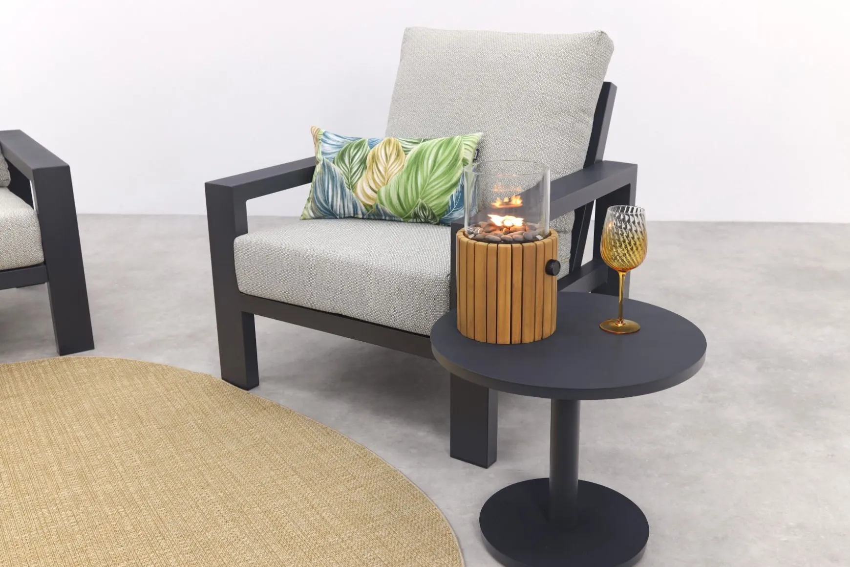 Verano stoel-bank loungeset (3-delig) - Royal Grey
