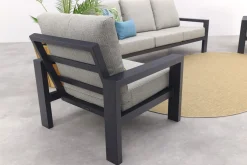Verano stoel-bank loungeset (3-delig) - Royal Grey