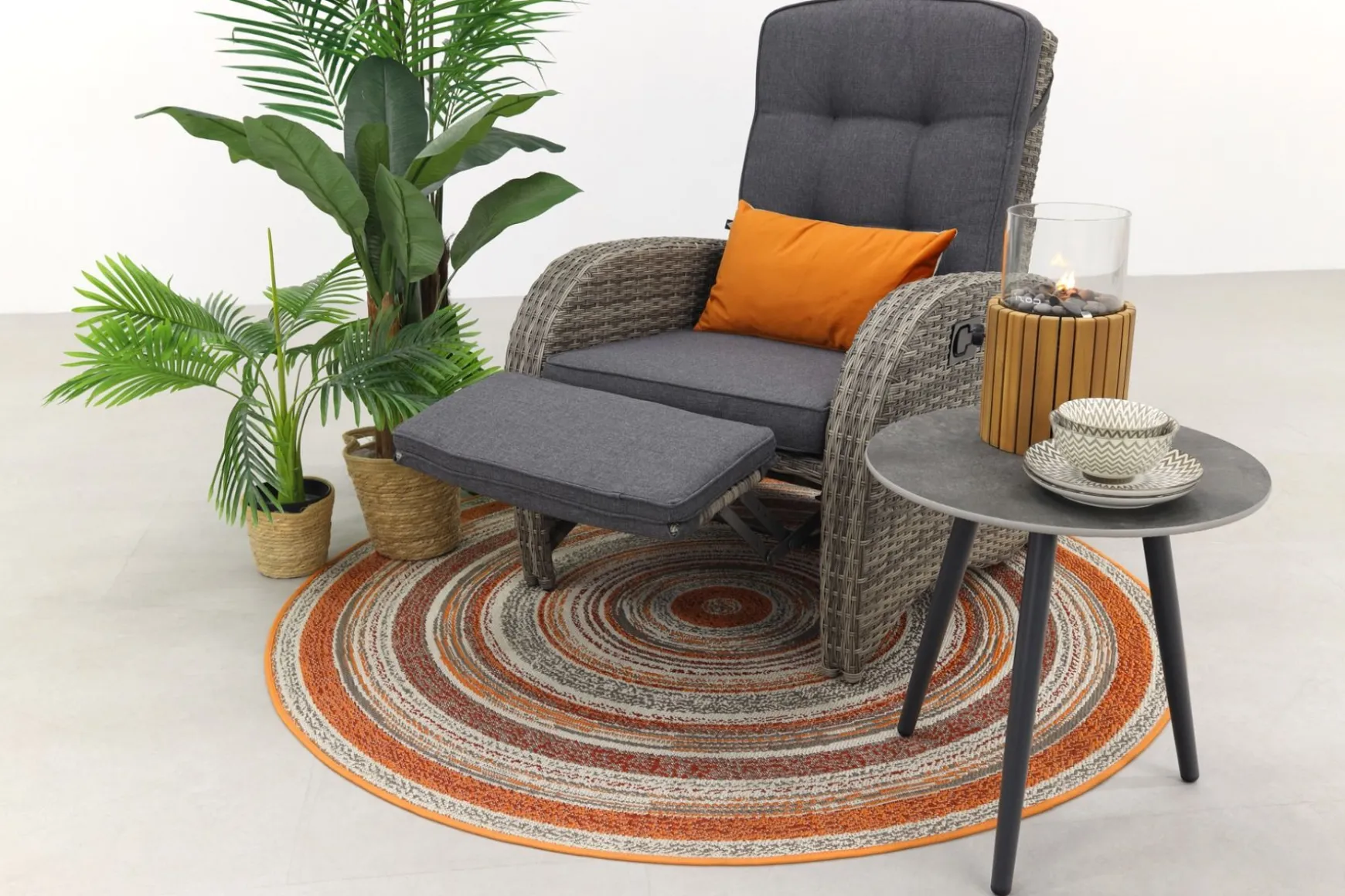 Verstelbare loungestoel Casablanca