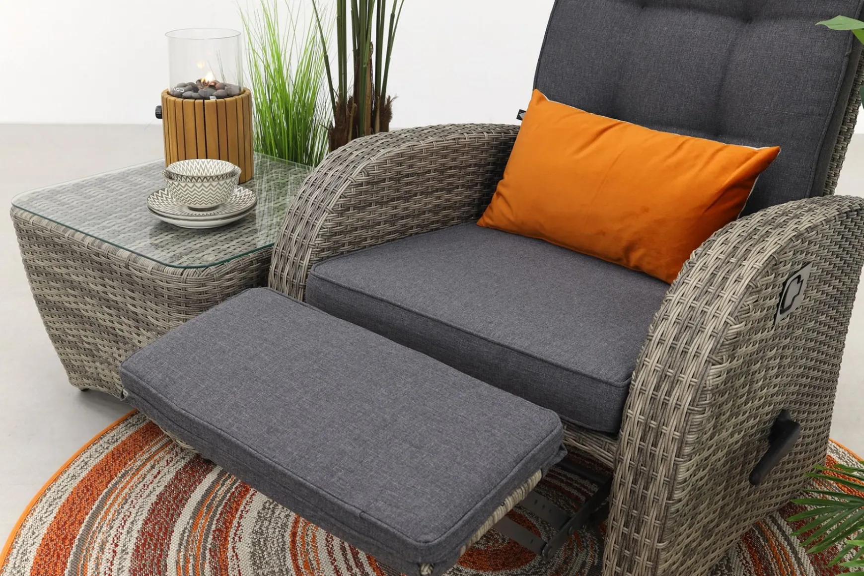 Verstelbare loungestoel Casablanca
