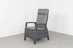 Verstelbare tuinset - Darwin wicker tuinstoel + Admiral tuintafel 224 cm.