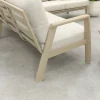 Viento aluminium hoekbank - Latte