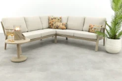 Viento aluminium hoekbank - Latte