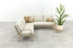 Viento aluminium hoekbank - Latte