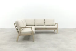 Viento aluminium hoekbank - Latte
