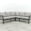 Viento aluminium hoekbank - Royal grey