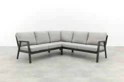 Viento aluminium hoekbank - Royal grey