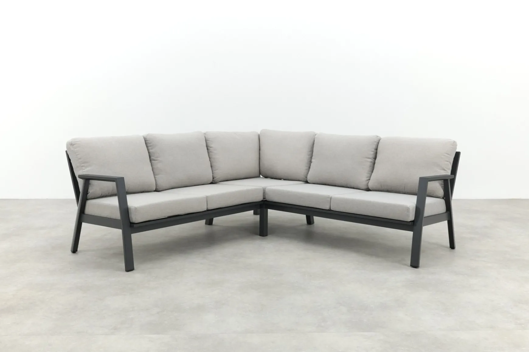 Viento aluminium hoekbank - Royal grey