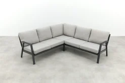 Viento aluminium hoekbank - Royal grey