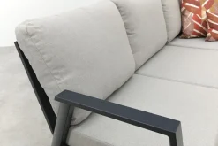 Viento aluminium hoekbank - Royal grey