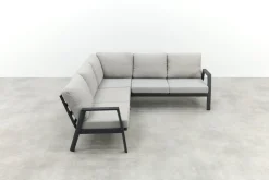 Viento aluminium hoekbank - Royal grey