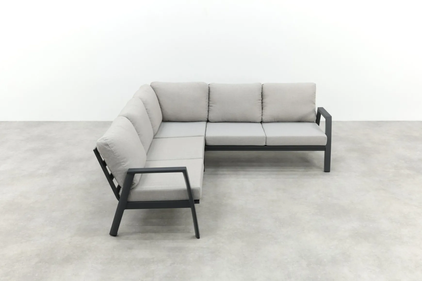 Viento aluminium hoekbank - Royal grey