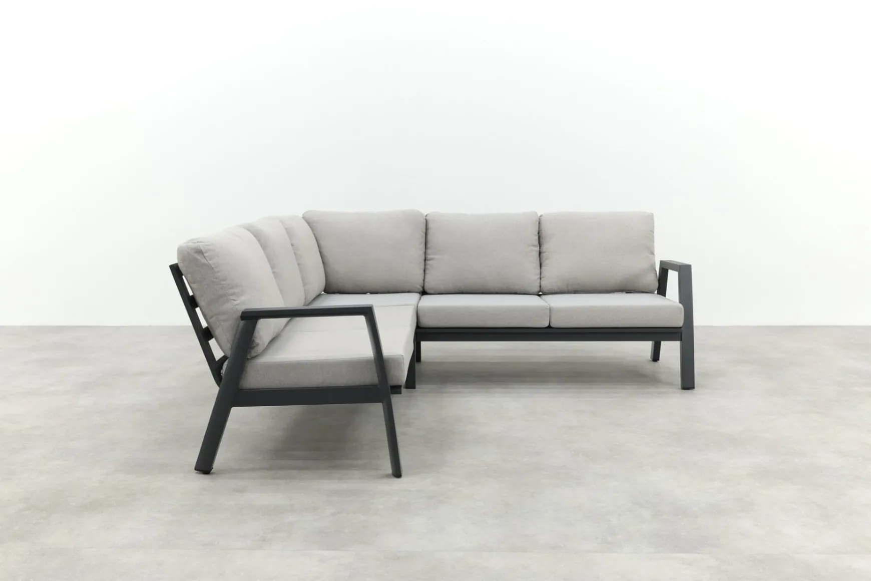Viento aluminium hoekbank - Royal grey