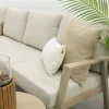 Viento/Atlanta L-vorm loungeset links/rechts opstelbaar - Latte